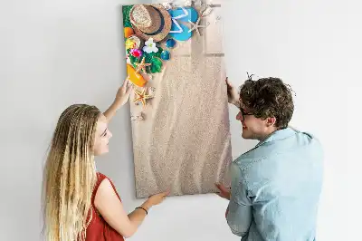 Magnetická kresliaca tabuľa piesočná pláž