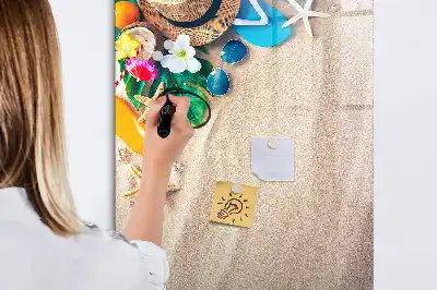 Magnetická kresliaca tabuľa piesočná pláž