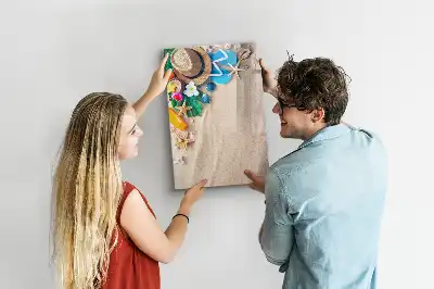 Magnetická kresliaca tabuľa piesočná pláž