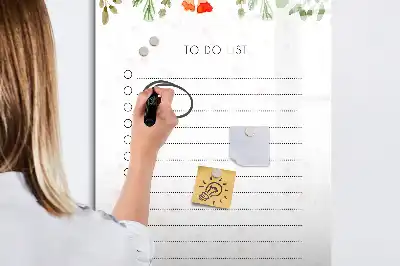Magnetická tabuľa na kreslenie dnešný zoznam úloh