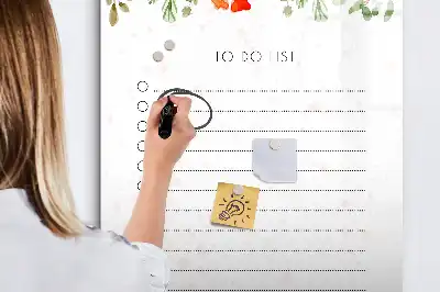 Magnetická tabuľa na kreslenie dnešný zoznam úloh