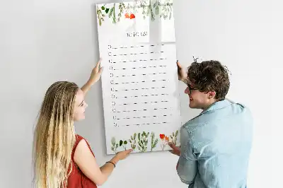 Magnetická tabuľa na kreslenie dnešný zoznam úloh