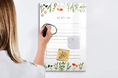 Magnetická tabuľa na kreslenie dnešný zoznam úloh