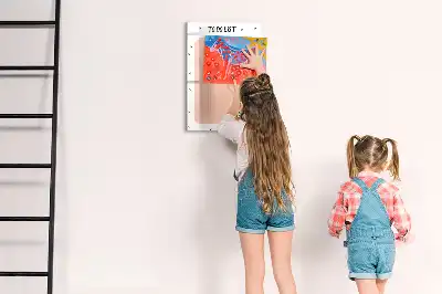 Magnetická kresliaca tabuľa zoznam úloh
