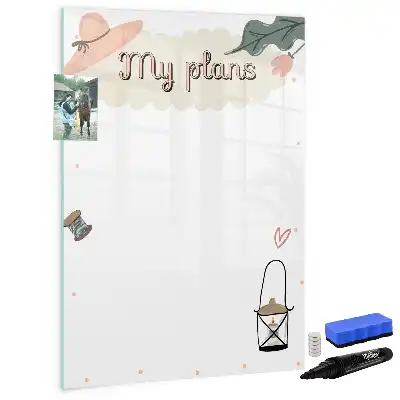 Magnetická tabuľa na kreslenie Moje plány