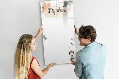 Magnetická tabuľa na kreslenie Moje plány