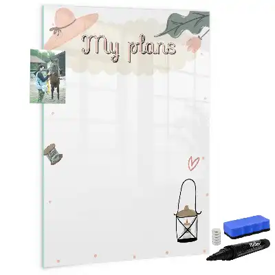 Magnetická tabuľa na kreslenie Moje plány