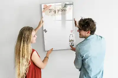 Magnetická tabuľa na kreslenie Moje plány