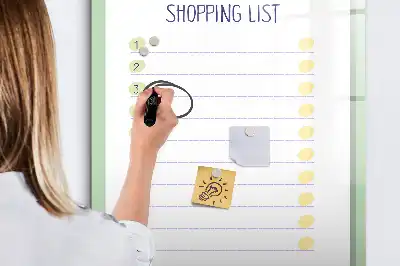 Magnetická tabuľa na kreslenie nákupný zoznam