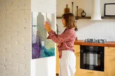 Magnetická kresliaca tabuľa farebný mramor
