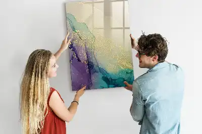 Magnetická kresliaca tabuľa farebný mramor
