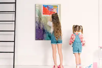 Magnetická kresliaca tabuľa farebný mramor