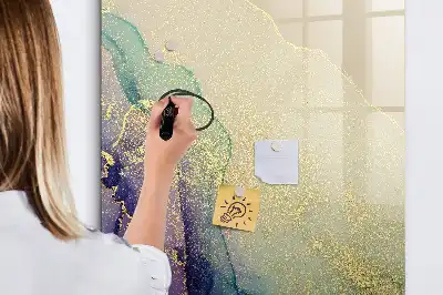 Magnetická kresliaca tabuľa farebný mramor