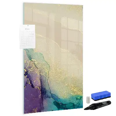 Magnetická kresliaca tabuľa farebný mramor