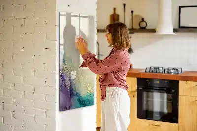 Magnetická kresliaca tabuľa farebný mramor