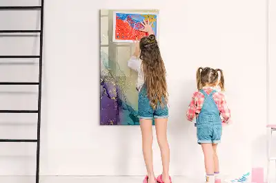 Magnetická kresliaca tabuľa farebný mramor