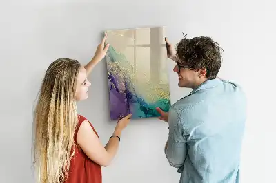 Magnetická kresliaca tabuľa farebný mramor