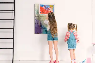 Magnetická kresliaca tabuľa farebný mramor