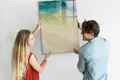 Magnetická tabuľa na kreslenie farebný mramor