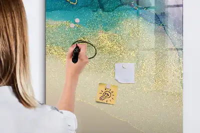 Magnetická tabuľa na kreslenie farebný mramor
