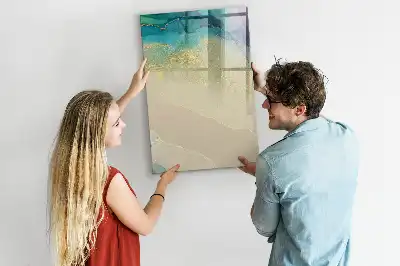 Magnetická tabuľa na kreslenie farebný mramor
