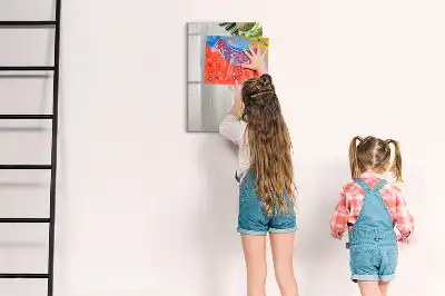Magnetická kresliaca tabuľa so zeleninou z dreva