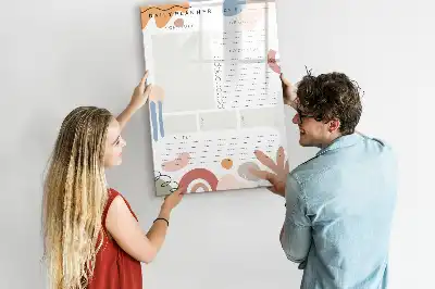 Magnetická tabuľa na kreslenie denný plánovač