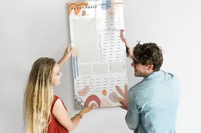 Magnetická tabuľa na kreslenie denný plánovač