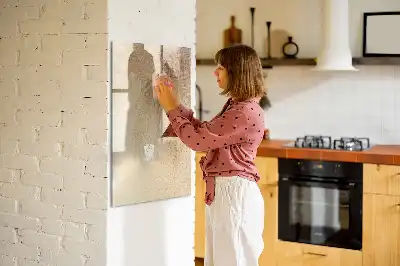 Magnetická tabuľa na kreslenie motív tieňa palmových listov