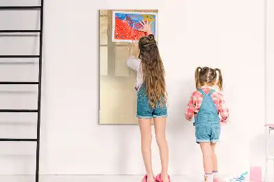 Magnetická tabuľa na kreslenie motív tieňa palmových listov