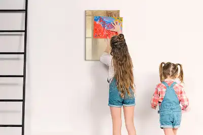 Magnetická tabuľa na kreslenie motív tieňa palmových listov