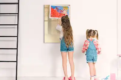 Magnetická tabuľa na kreslenie motív tieňa palmových listov