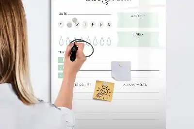 Magnetická kresliaca tabuľa plán dňa