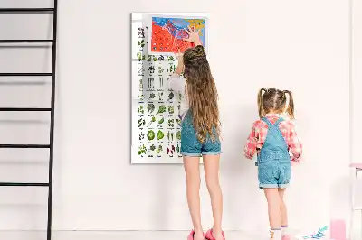 Magnetická tabuľa na kreslenie zelená