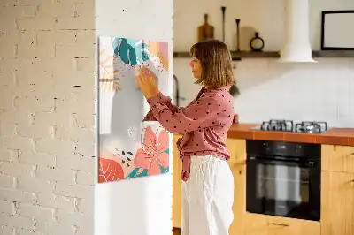 Magnetická kresliaca tabuľa letný kvet