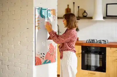 Magnetická kresliaca tabuľa letný kvet