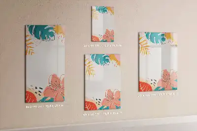 Magnetická kresliaca tabuľa letný kvet