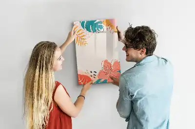 Magnetická kresliaca tabuľa letný kvet