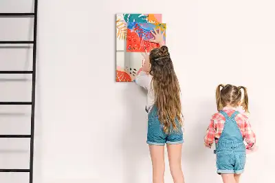 Magnetická kresliaca tabuľa letný kvet