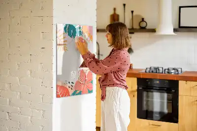Magnetická kresliaca tabuľa letný kvet