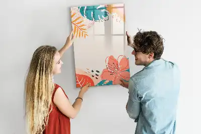 Magnetická kresliaca tabuľa letný kvet