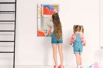 Magnetická kresliaca tabuľa letný kvet