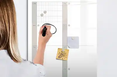 Magnetická kresliaca tabuľa týždenný plánovač