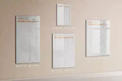 Magnetická tabuľa na kreslenie zoznam na upratovanie