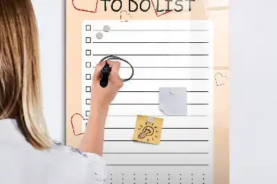 Magnetická tabuľa na kreslenie zoznam úloh