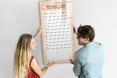 Magnetická tabuľa na kreslenie zoznam úloh