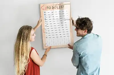 Magnetická tabuľa na kreslenie zoznam úloh