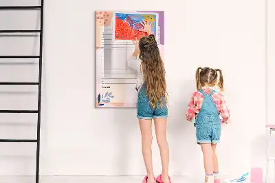 Magnetická tabuľa na kreslenie zoznam úloh na vybavenie