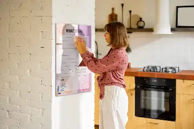 Magnetická tabuľa na kreslenie zoznam úloh na vybavenie