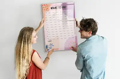 Magnetická tabuľa na kreslenie zoznam úloh na vybavenie